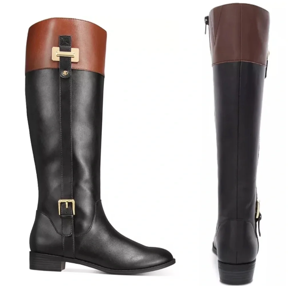 Riding Boots Tall WIDE CALF 17 inches - Picture 1 of 12